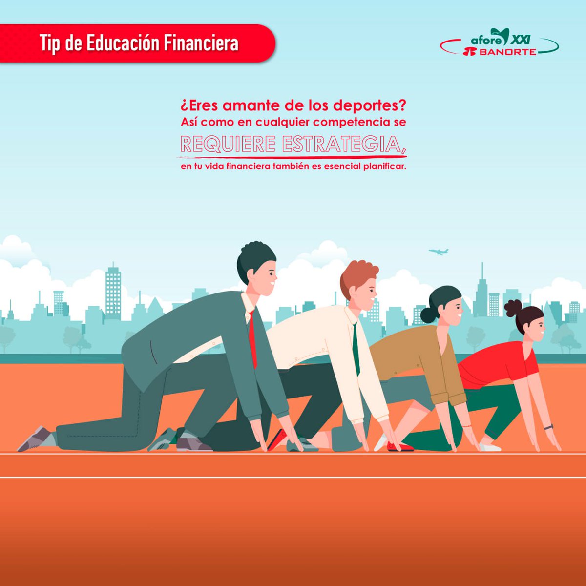 XXIBanorte's tweet photo. 🏋️♂️ ¿Eres amante de los deportes?
Así como en cualquier competencia se requiere estrategia, en tu vida financiera también es esencial planificar.
Descubre más aquí: https://t.co/w7fGyLvPHk
#EducacionFinanciera #RetiroProgramado #Pension97 #AhorroParaElRetiro #DeporteYFinanzas https://t.co/Ew8sNxWBSd