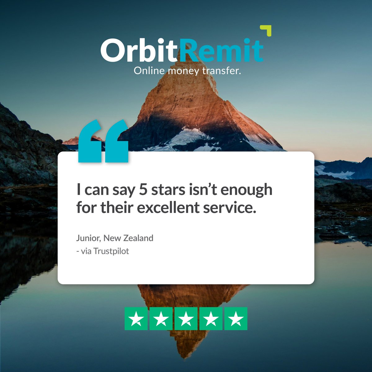 At OrbitRemit, we provide an experience that is off the charts - literally! Thank you to our amazing customers for the love and trust 🫶🏽