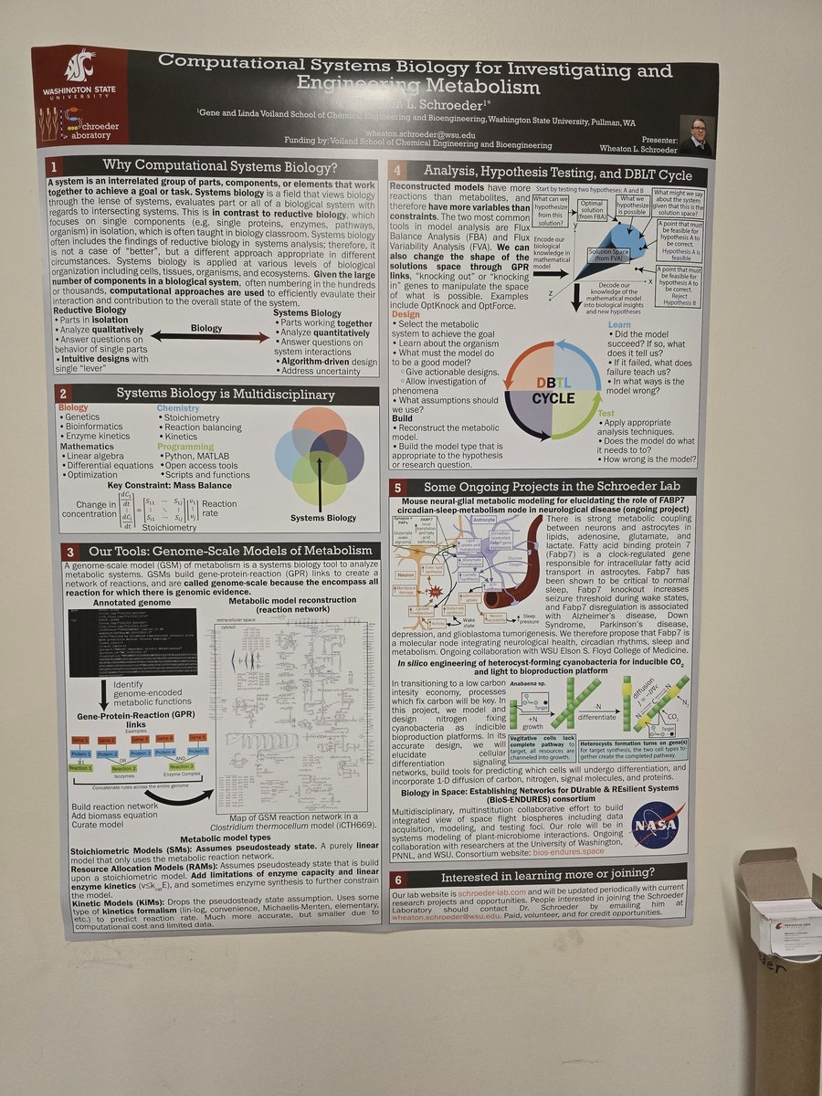 BowTie_PhD's tweet photo. First #SchroederLab poster for an undergraduate research mixer at @WSUPullman! #VSCEB https://t.co/s3Sli6wUnk