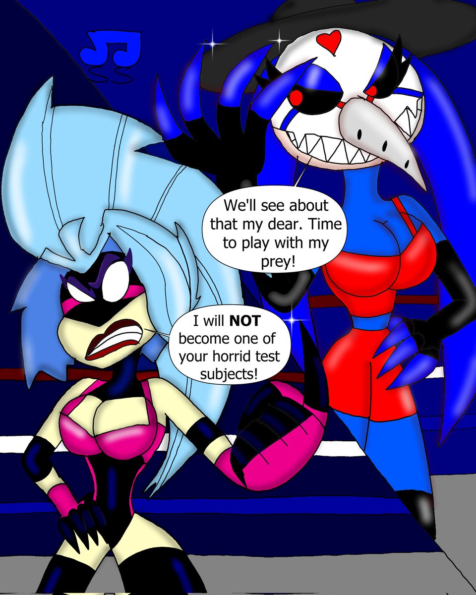 StrikerSTU96's tweet image. Be careful Shadowline, the doctor is in, and she has some experiments to run on you! A little something for @_DRAKEHERNANDEZ of #Shadowline about to wrestle my demon plague doctor Bloom!