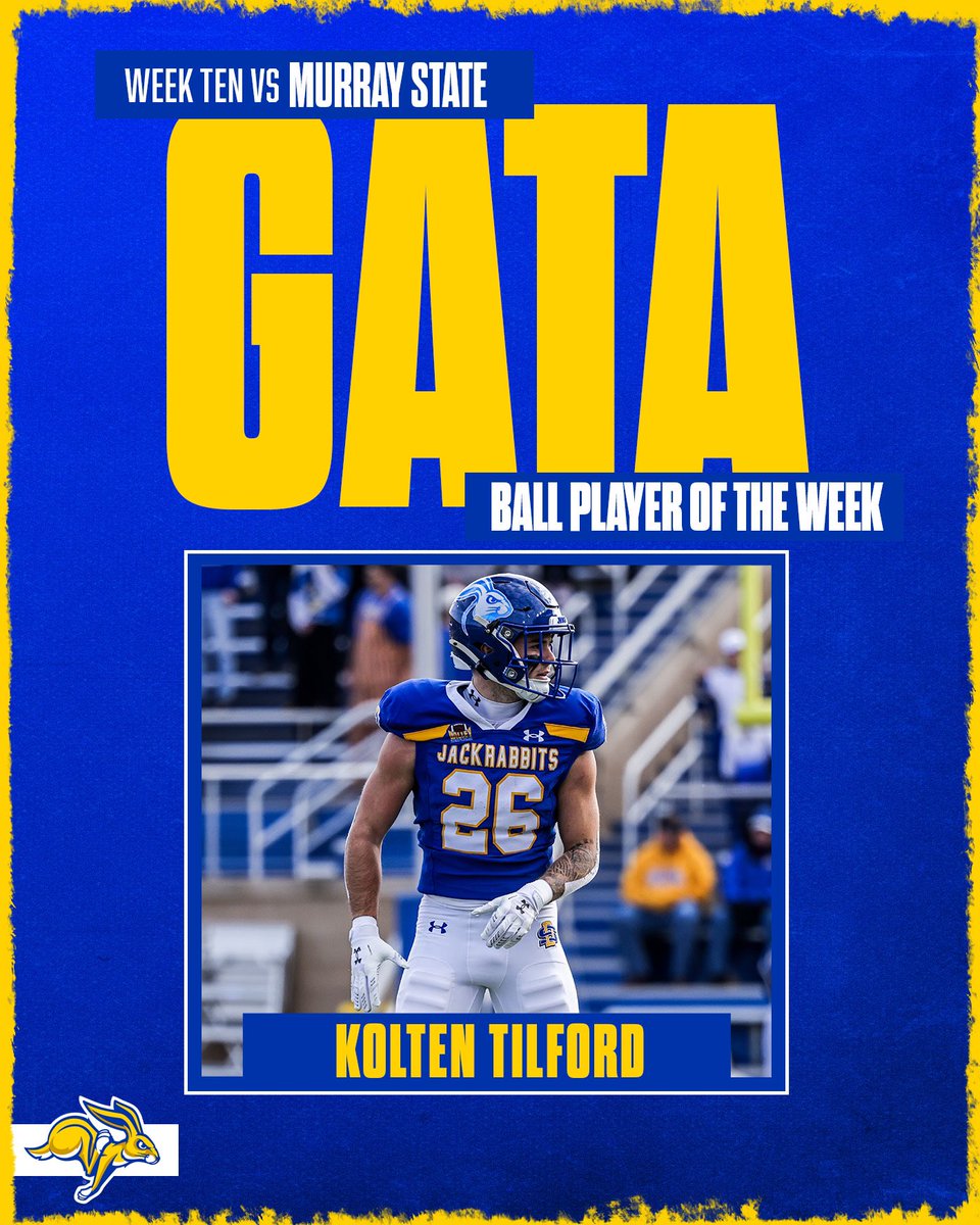 Week Ten GATA Ball Player of the Week. 

#GoJacks 🐰🏈