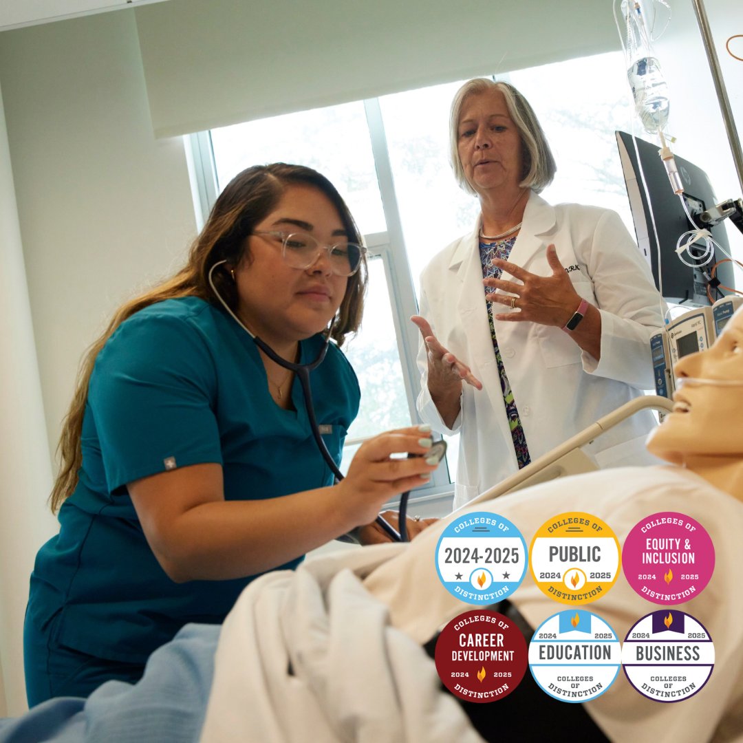 FraminghamU's tweet photo. "We are so impressed to see how #FraminghamState brings life to the traditional undergraduate experience.”
-Tyson Schritter, COO at Colleges of Distinction. 

We are proud to announce our recognition as a 2024-2025 College of Distinction. 

Full story:  https://t.co/I1obkult7l https://t.co/TjZqebTcWQ