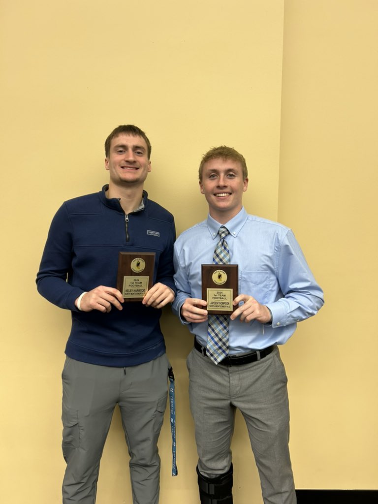 Congrats to these two for being selected first team all conference.