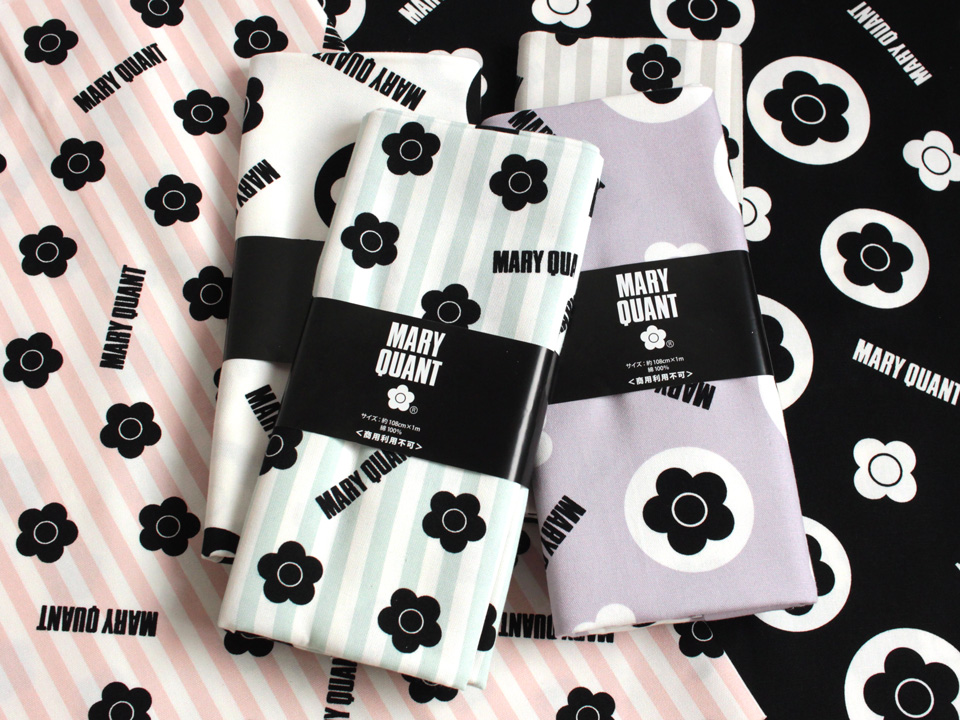 🆕新商品 MARY QUANT オックス生地 1mカット ＼ 以前発売して大人気の