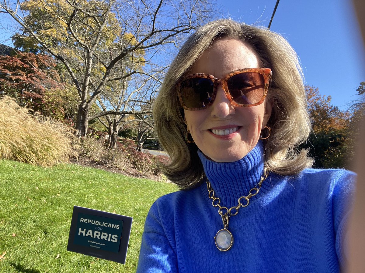 Barbara Comstock (@barbaracomstock) on Twitter photo Proud to cast my vote for President this year for <a href="/KamalaHarris/">Kamala Harris</a> and to join the broad coalition of Democrats, Independents and Republicans ready for a new way forward. Proud to cast my vote for President this year for <a href="/KamalaHarris/">Kamala Harris</a> and to join the broad coalition of Democrats, Independents and Republicans ready for a new way forward.