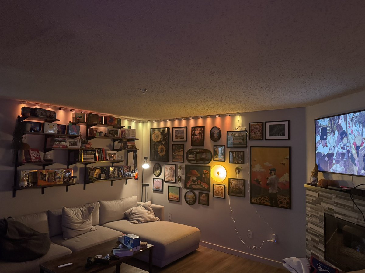 DelzakTV's tweet photo. Making progress on the vibes in the new apartment https://t.co/f0uBVIdyjc