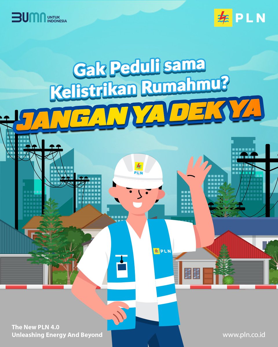 PLNBabel's tweet photo. Electrizen, masalah kelistrikan di rumah bisa muncul kapan saja lho! Jangan lengah, untuk menjaga keamanan yuk pelajari beberapa penyebabnya.
Swipe left untuk tips aman kelistrikan di rumah ala PLN.
#PLN #PLNUntukIndonesia #AcceleratingRenewableEnergy https://t.co/dfAYhGcFCH