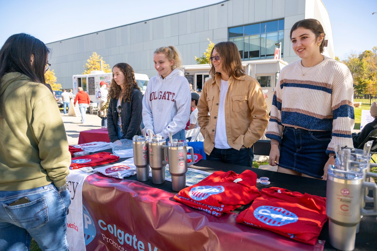 colgateuniv's tweet photo. “Our main goal is to get people engaged and encourage people to vote.""

The Colgate Vote Project is a nonpartisan student organization educating students about the voting process and engaging with students through election season events. 

https://t.co/hwz6B0657e https://t.co/hoQdxKnvqE