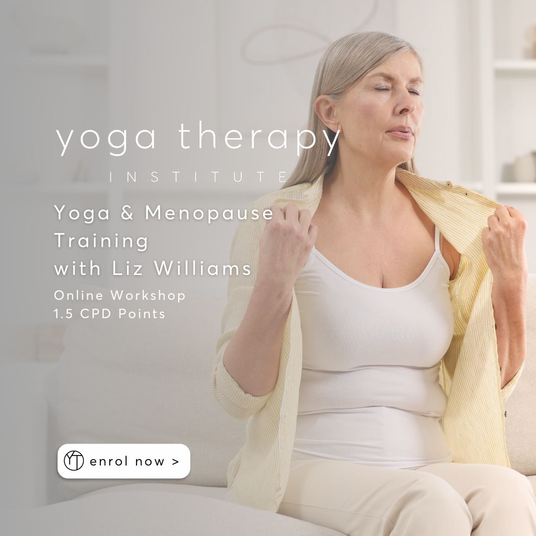 Our Yoga and Menopause Training with Liz Williams is now available On Demand. This training will give you the confidence to help women transition through peri-menopause and menopause using the tools of Yoga.
yogatherapyinstitute.com.au/events/yoga-an…