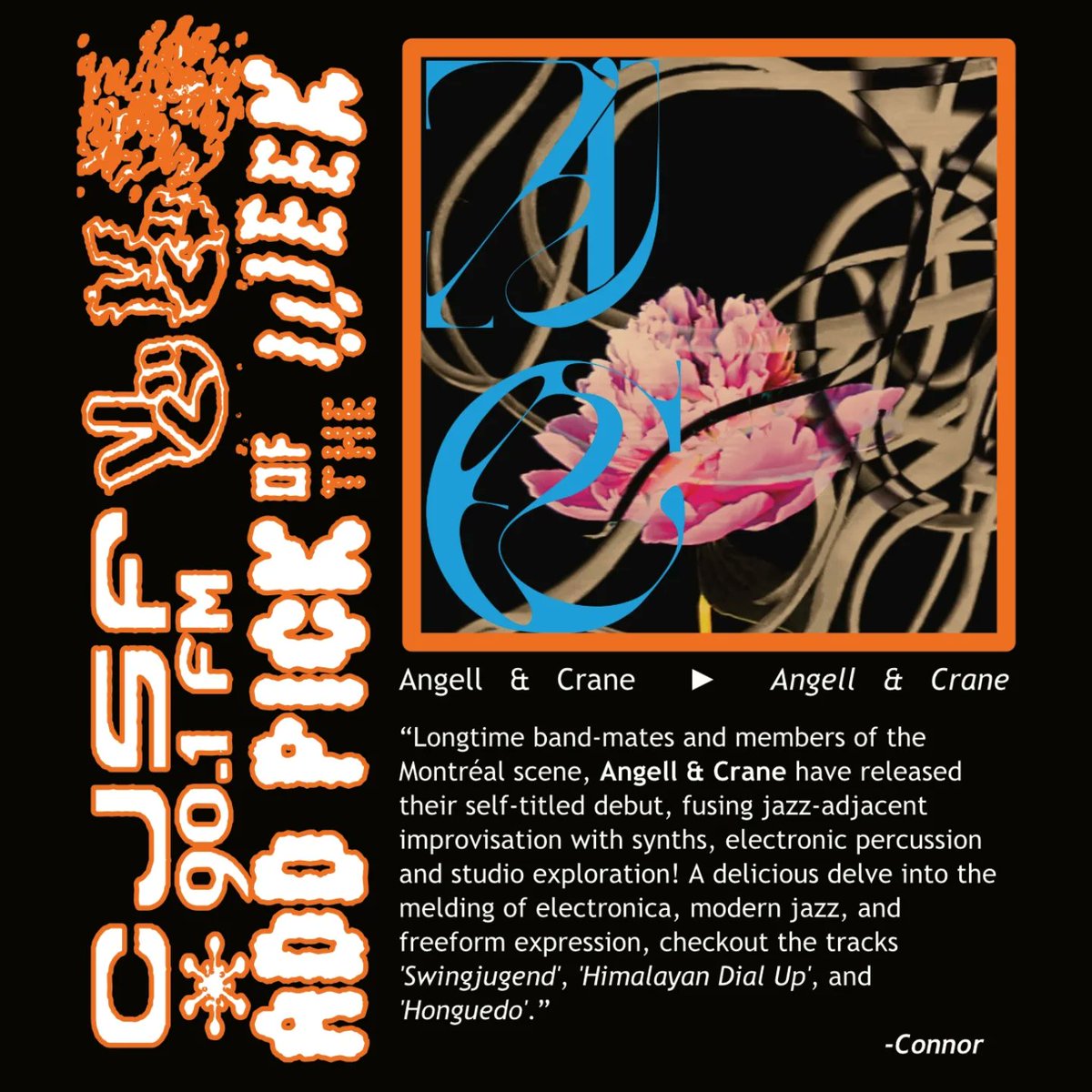 CJSF's tweet image. 📊✅ In other news, we’re finally letting the latest #CJSFCharts and #CJSFPick out: see below!
🔊 Listen to our Charts here: bit.ly/CJSFMusic

#SFU #communityradio #CJSFFundrive #music #CJSFMusic #Burnaby #BC