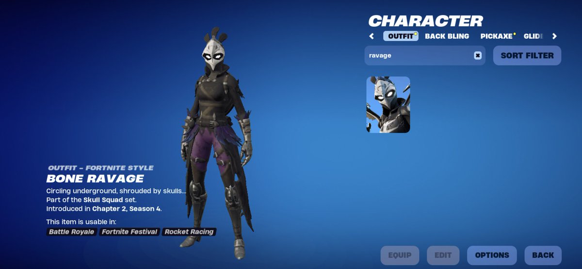 V_icktor's tweet photo. @TaborTimeYT has your Bone Ravage look different as well? I checked on all my systems and she don't look the same anymore. https://t.co/rqYuerZHkF