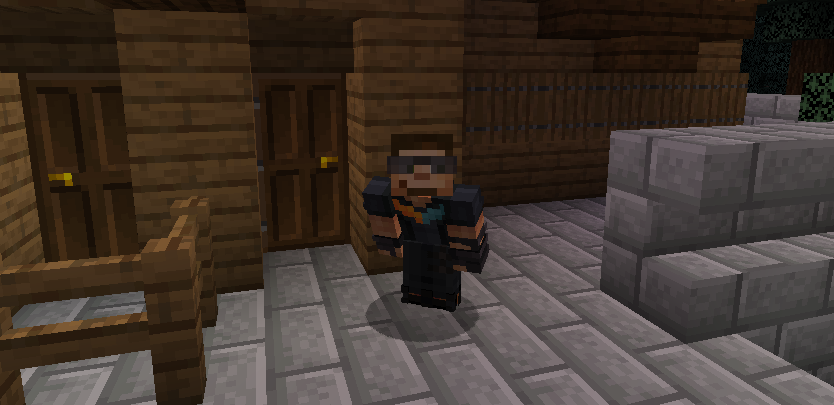 Oasis_MC_'s tweet photo. As you can all see, the festival will include a haunted hou- HOTGUY?! What are you doing here?! #OASISSMP https://t.co/gTjMjLcKdu