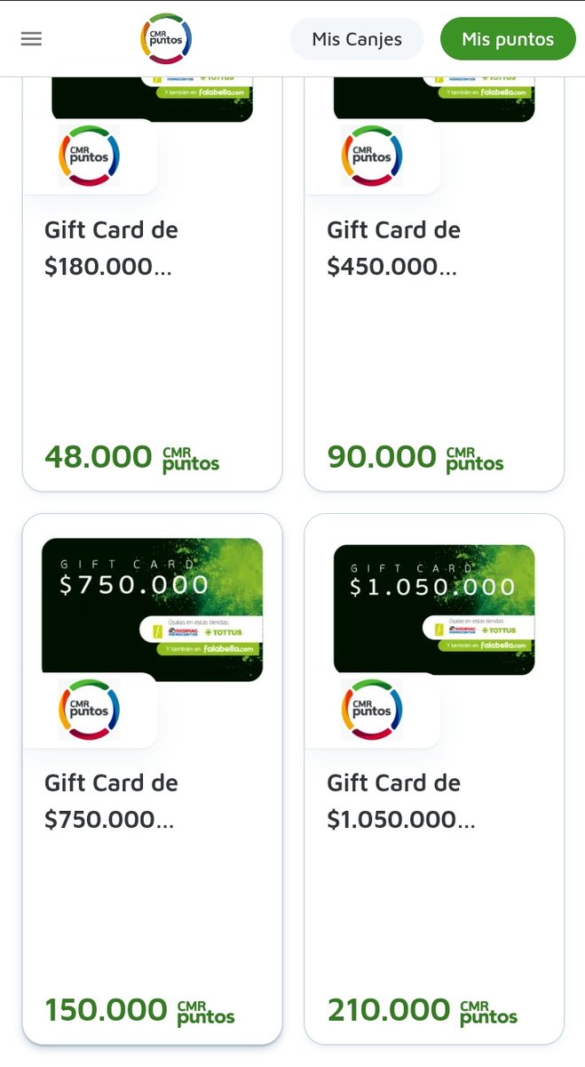 Como es posible que hayan sacado la gifcard de 60mil pts, no puede ser!!!!!