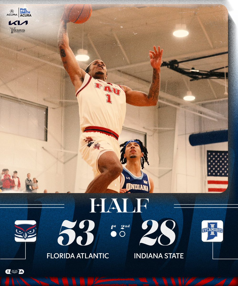 Up at the half!

Niccolo Moretti: 14 points, 5-6 FG
Baba Miller: 7 points, 7 rebounds
Kaleb Glenn: 7 points, 3-4 FG

#WinningInParadise