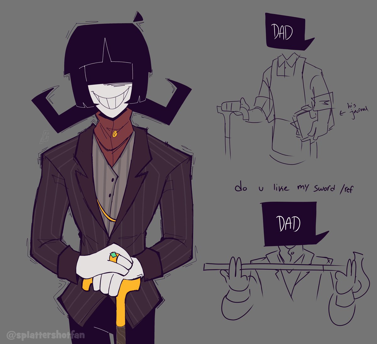 splattershotfan's tweet photo. headcanon ⛏️⛏️

#spookymonth #spookymonthfanart #spookymonthskiddad #spookymonthskidsdad https://t.co/ZoyKaNku5E