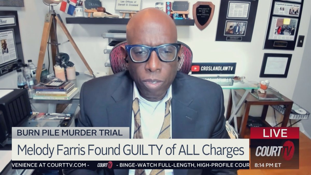 <a href="/JenABrandt/">Jennifer A. Brandt</a> <a href="/DarnellCrosland/">Darnell D. Crosland</a> <a href="/legalweapon3/">legalweapon3</a> #closingarguments <a href="/VinniePolitan/">Vinnie Politan</a> <a href="/CourtTV/">Court TV</a> #burnpilemurdertrial #MelodyFarris