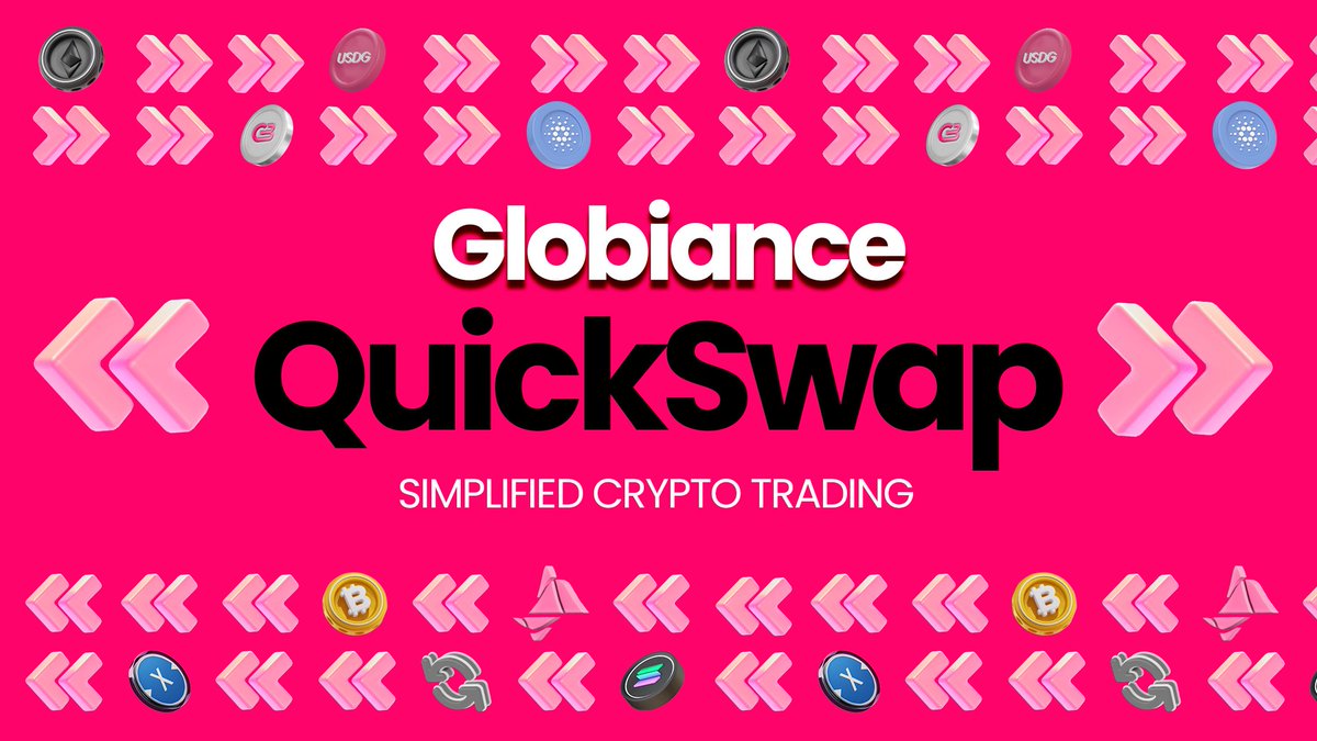 Try the QuickSwap feature on the newly upgraded Globiance Version 3 platform! 💱 🪙 💸

Enjoy instant, hassle-free trading at the push of a button. Get in, get out, and stay ahead—trading crypto has never been this easy! ⚡

Make the switch, sign up to Globiance version 3 at