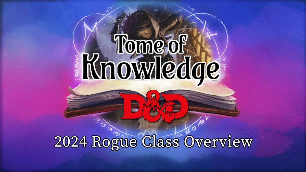 Tonight on Tome of Knowledge, we'll be covering the 2024 Rogue! Let's see what is in store for our sneaky damage dealing friends. 

📅Tonight 6 PM PT // 9 PM ET
📹Twitch &amp; YouTube

#dungeonsanddragons #Rogue
