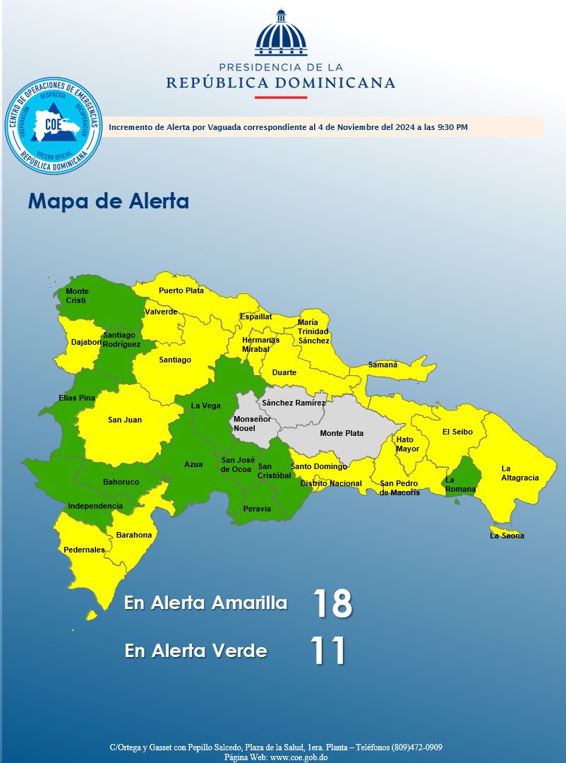 COE_RD's tweet photo. En ese sentido, se recomienda a las personas abstenerse de cruzar, ríos, arroyos y cañadas que presenten altos volúmenes de agua en las provincias bajo alerta. https://t.co/nZdlbphL1r