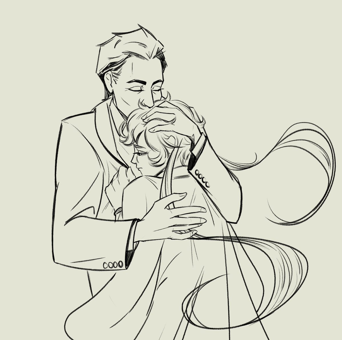 ObichniNick's tweet photo. Some lineart because I think it has its charm🥺 https://t.co/VSQomCUUHc