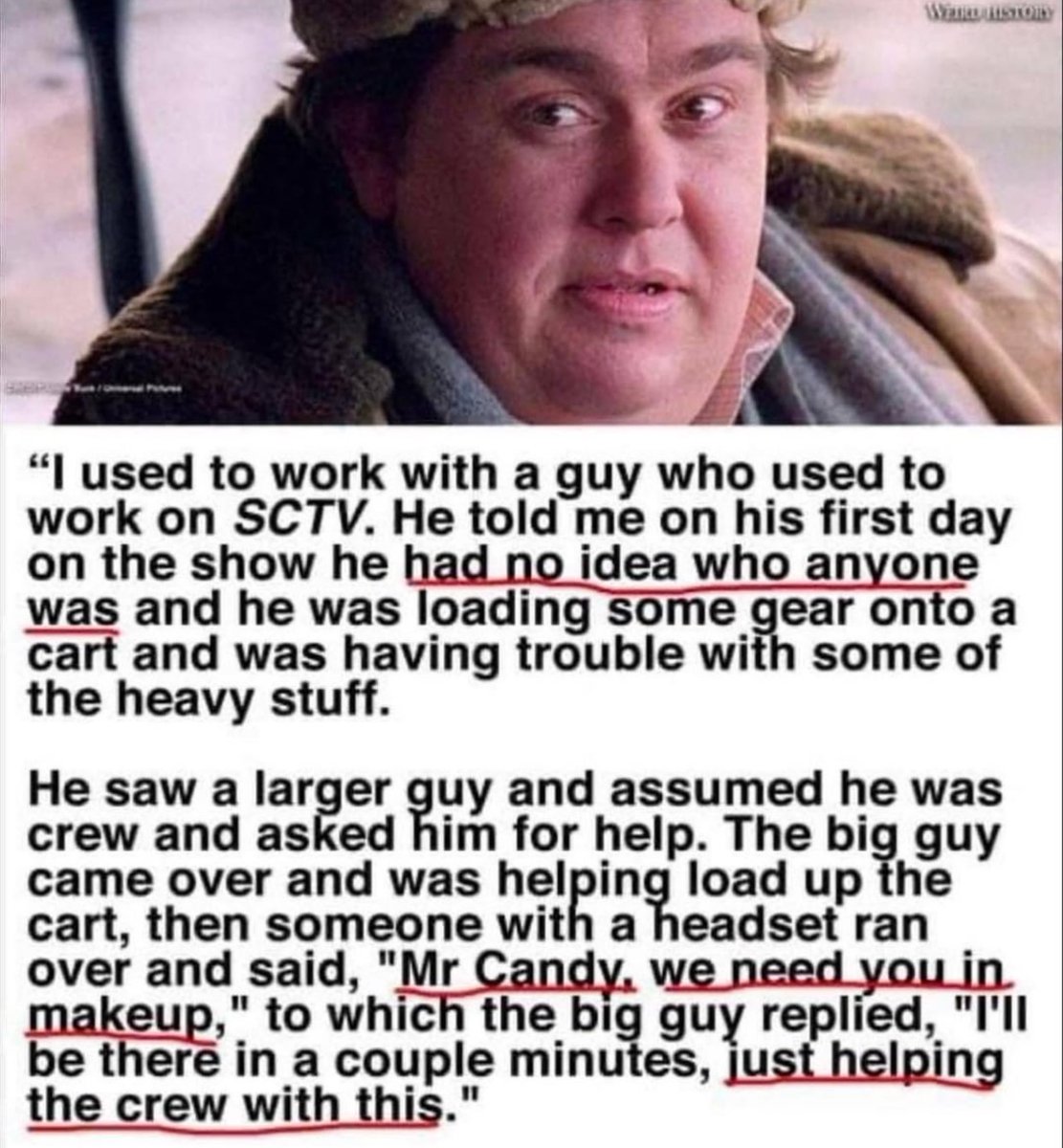 John Candy was the best…