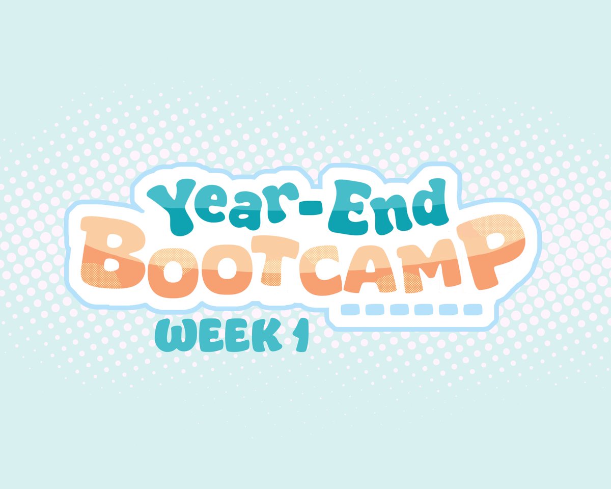 katlienteee's tweet photo. Are you feeling a bit demotivated or uninspired regarding your content?

I'm hosting a YEAR-END BOOTCAMP! ⭐️

It's simple -- for the next 4 weeks, I'll post weekly challenges on Monday for you to do! Do as much or as little as you want :) 👇