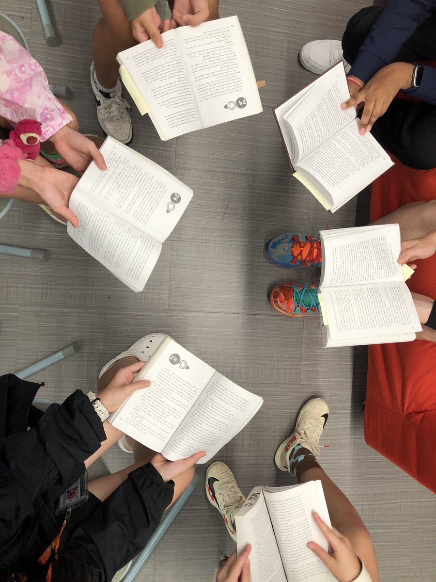 Our students enjoyed Tea and Cookies at our last Book Club Meeting in 7th Grade English Lang &amp; Lit! Thank you, <a href="/re_herrin/">Ruth Herrin (she/her)</a> for the clutch support! <a href="/AISGZ/">AISGZ</a>