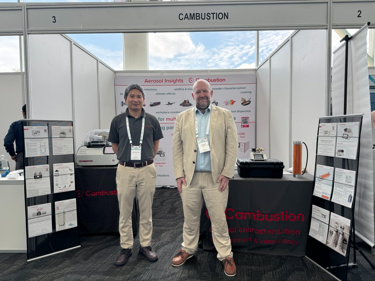 Cambustion (@cambustion) on Twitter photo Visit us on Booth E3 at the <a href="/AAC_2024/">ASIAN AEROSOL CONFERENCE (AAC 24)</a> Asian Aerosol Conference in Kuching during the coffee breaks and poster sessions to see the new 5210 Fast Wide Size Range CPC, as well as the revolutionary Aerodynamic Aerosol Classifier and the AF10 Aerosol Flowmeter.
#AAC2024 Visit us on Booth E3 at the <a href="/AAC_2024/">ASIAN AEROSOL CONFERENCE (AAC 24)</a> Asian Aerosol Conference in Kuching during the coffee breaks and poster sessions to see the new 5210 Fast Wide Size Range CPC, as well as the revolutionary Aerodynamic Aerosol Classifier and the AF10 Aerosol Flowmeter.
#AAC2024