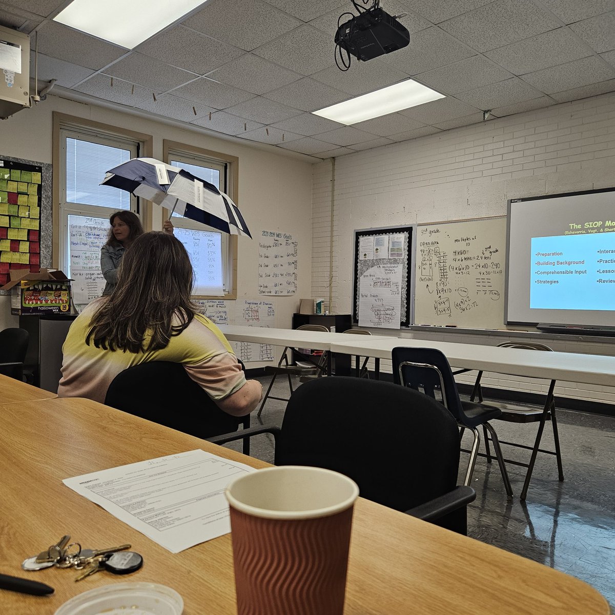 WeedenElem's tweet photo. CPT learning SIOP strategies that benefit ALL learners! @anacbehel #fcslearn #WeareCollaborative @FlorenceK12 https://t.co/hwqzQTy2hs