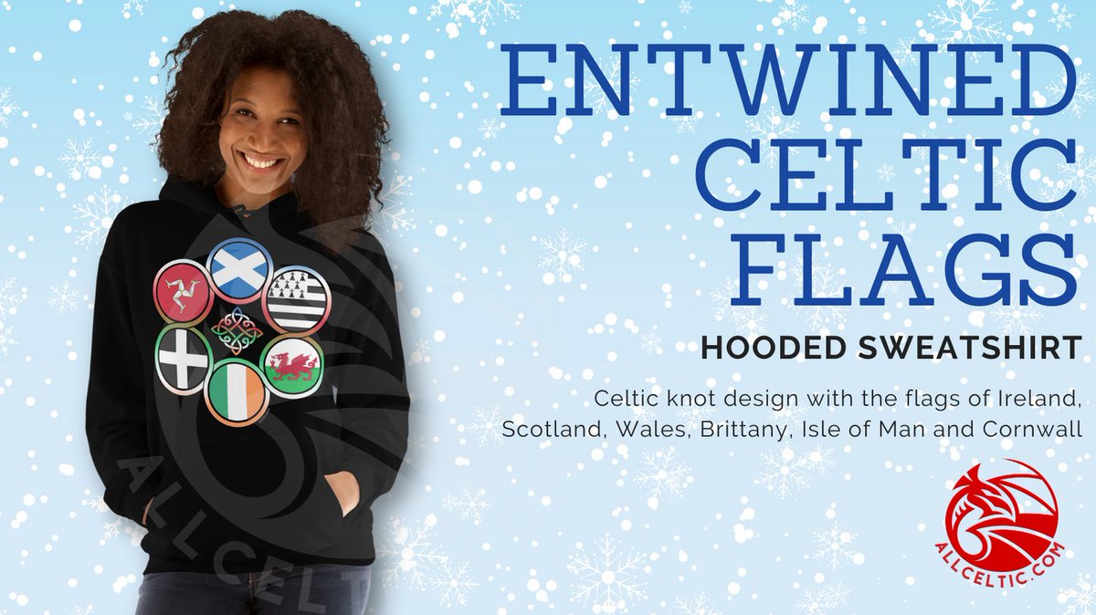 celtdesigns's tweet photo. Looking for the perfect Christmas gift? 🎄🎁 Our Celtic Flags Hooded Sweatshirt features the flags if the 6 Celtic countries, is ideal for staying cozy and stylish this winter. Available now on Etsy. #ChristmasGift #CelticPride #EtsyFinds #wales

🛒 Shop: https://t.co/lply5gl1C3 https://t.co/AK8ijuDPHh