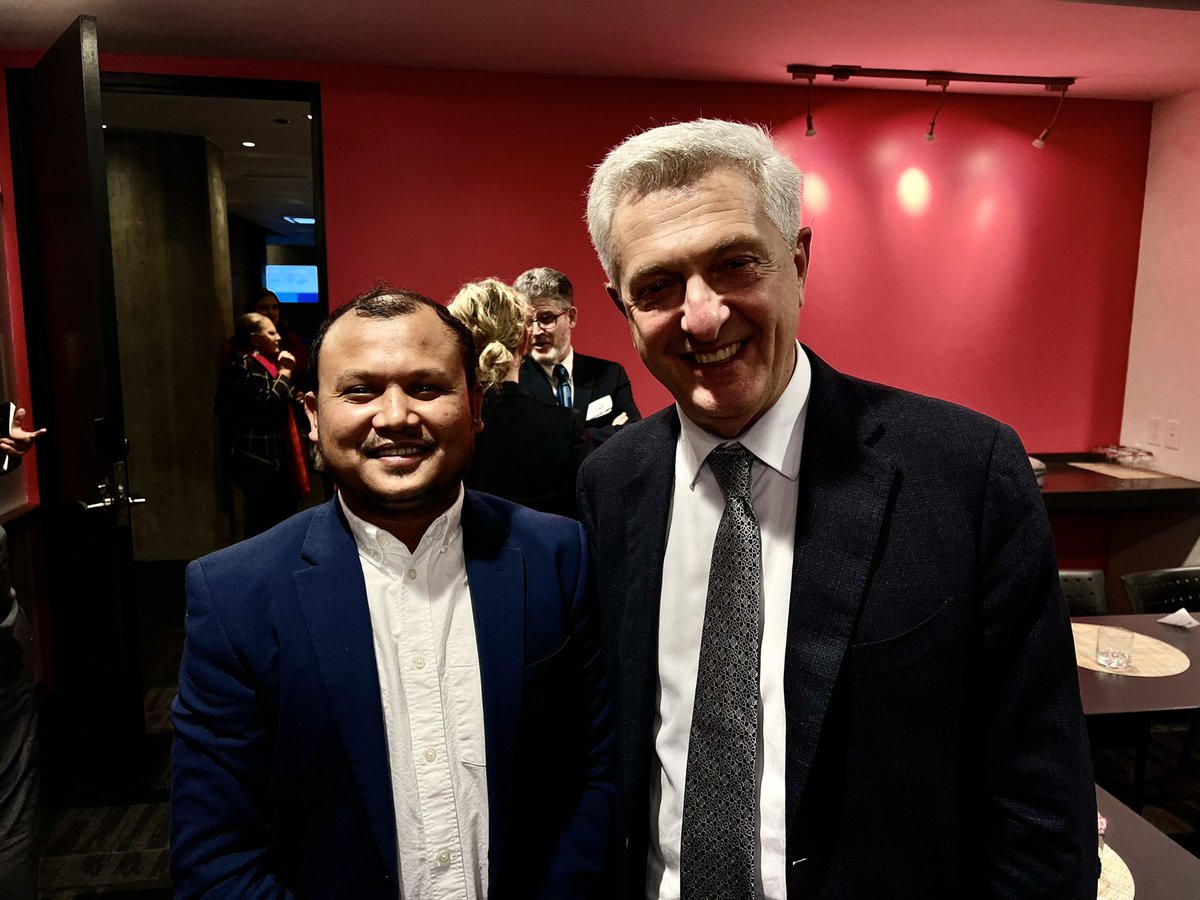 It was a great honor to meet <a href="/FilippoGrandi/">Filippo Grandi</a> and discuss our shared experiences and insights on refugee participation and contributions within policy-making frameworks that impact their lives. #Refugees #PolicyMaking