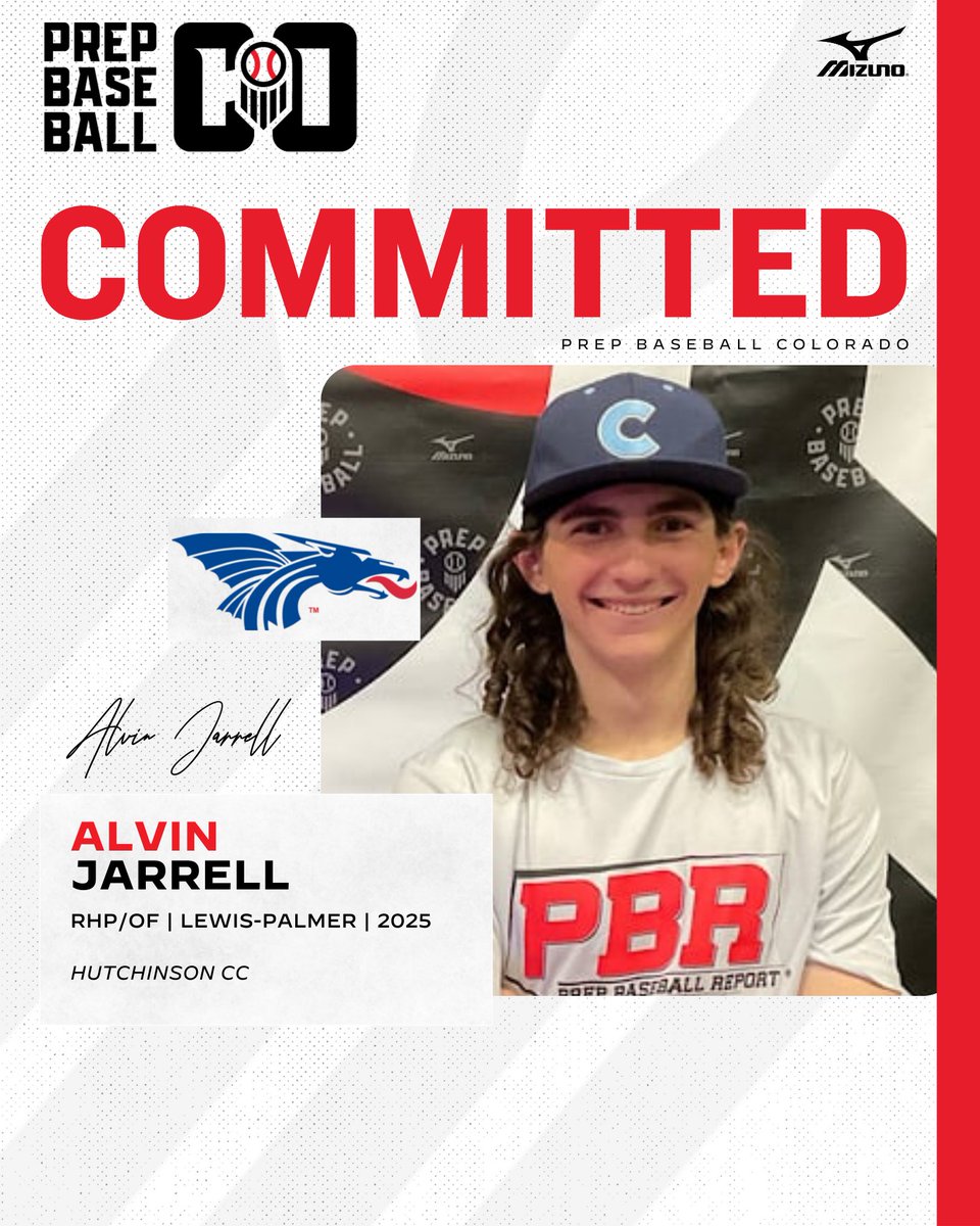 Prep Baseball Colorado (@prepbaseball_co) on Twitter photo 🚨𝐂𝐎𝐌𝐌𝐈𝐓𝐌𝐄𝐍𝐓 𝐀𝐋𝐄𝐑𝐓🚨
'25 RHP/OF Alvin Jarrell (Lewis-Palmer) has announced his commitment to Hutchinson CC.
👤: loom.ly/DPbN8u8 | <a href="/JarrellVin/">Vinny Jarrell</a> 🚨𝐂𝐎𝐌𝐌𝐈𝐓𝐌𝐄𝐍𝐓 𝐀𝐋𝐄𝐑𝐓🚨
'25 RHP/OF Alvin Jarrell (Lewis-Palmer) has announced his commitment to Hutchinson CC.
👤: loom.ly/DPbN8u8 | <a href="/JarrellVin/">Vinny Jarrell</a>