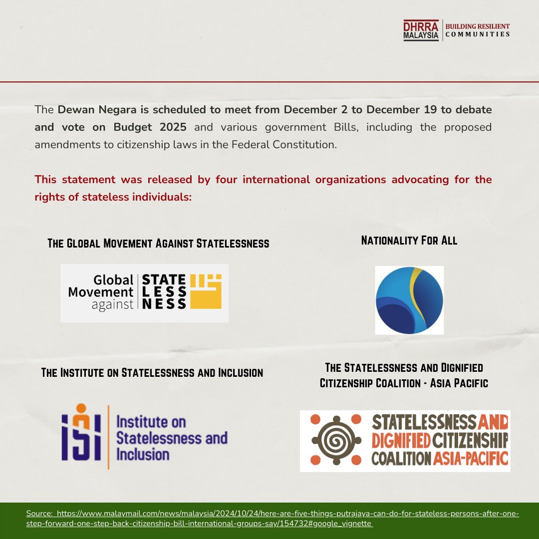 Tindakan sedemikian bukan sahaja merosakkan struktur sosial negara tetapi juga mencemarkan reputasi Malaysia di peringkat antarabangsa.

Adalah penting bagi kerajaan untuk mempertimbangkan semula pindaan ini ...

#Hanyamalaysiatanahairku