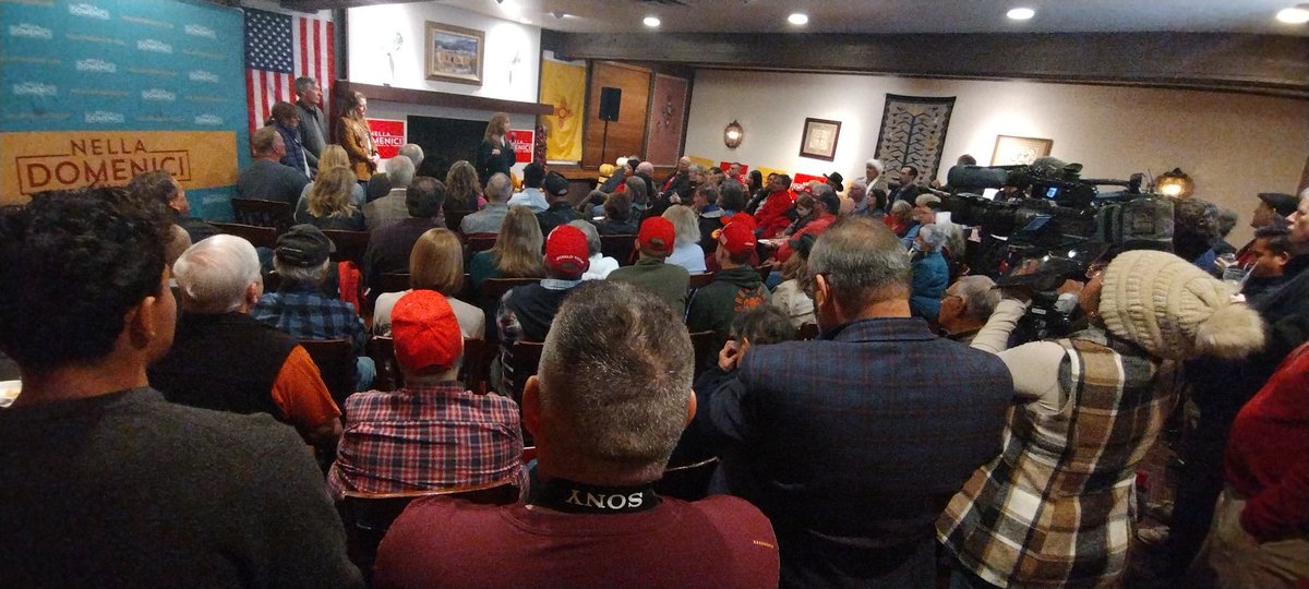 NewMexicoGOP's tweet photo. New Mexico! Let's bring back a Domenici!🇺🇸🇺🇸🇺🇸 Go vote for @NellaforSenate on Tuesday! #nmpol https://t.co/2JTNE5EfDJ