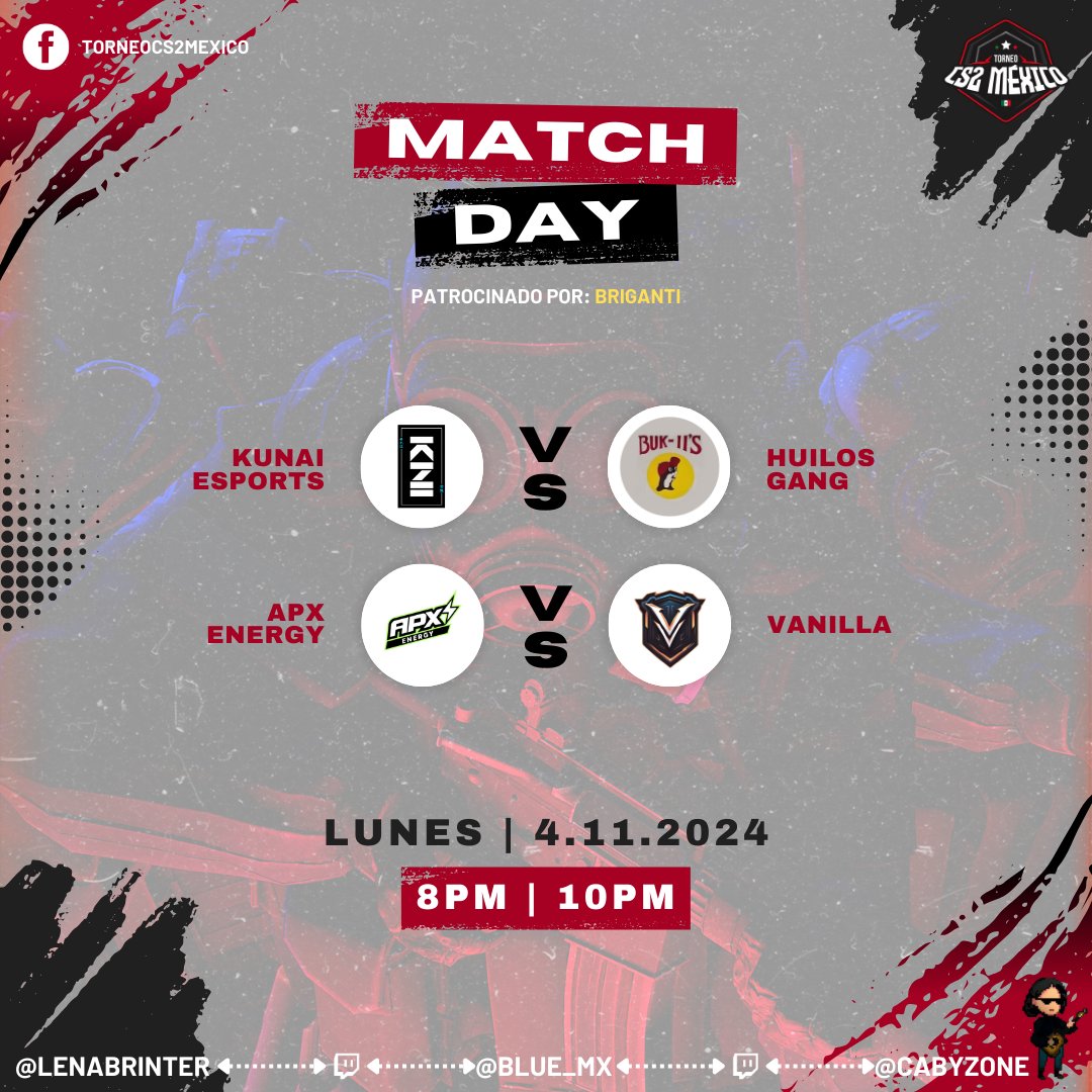 CS2Mexico's tweet photo. MATCH DAY!!! Ya estamos ENVIVO para darle a los partidos de la 2da ronda, los esperamos. (Links Abajo) https://t.co/j4PajdpROQ