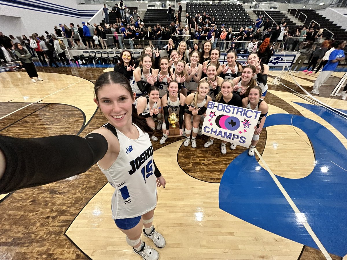 JhsOwlsvball's tweet photo. Your Lady Owls are Bi-District Champs! 🏆 💪🏼 

For Area, we will play the winner of Argyle and Chisholm Trail. 

Let’s keep rolling! 

#ALLFORONE 💙🏐🦉 https://t.co/5Obvp3HYp5