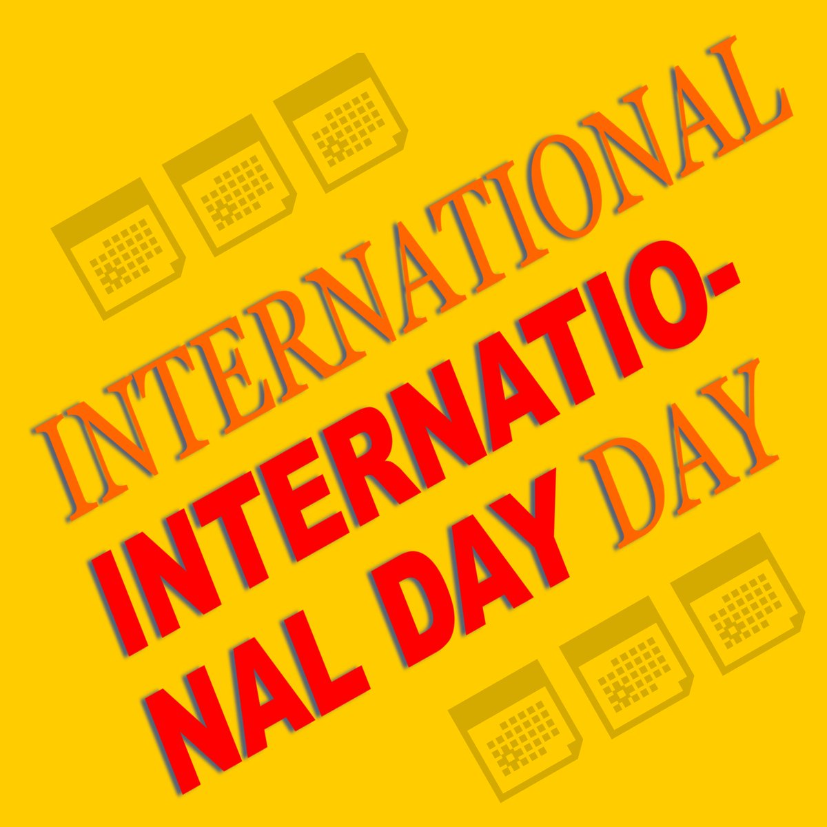 Ferdi F.Z. 🇮🇩 🌏 🎨 (@f_fz) on Twitter photo "International international-day day"
— a 'quick' doodle inspired by a quip from <a href="/olafurw/">Ólafur Waage</a> on Threads earlier today... // #fz_drawing "International international-day day"
— a 'quick' doodle inspired by a quip from <a href="/olafurw/">Ólafur Waage</a> on Threads earlier today... // #fz_drawing