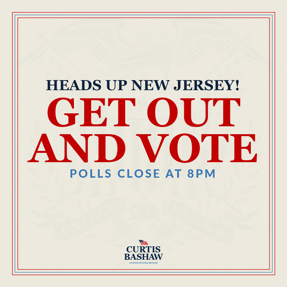 It’s Election Day!

The polls are OPEN. Make your voice heard and VOTE REPUBLICAN by 8:00 PM.

If you are in line before your polling site closes, STAY IN LINE. You will still be allowed to VOTE if you are in line.

To report irregularities or issues voting, please contact (732)