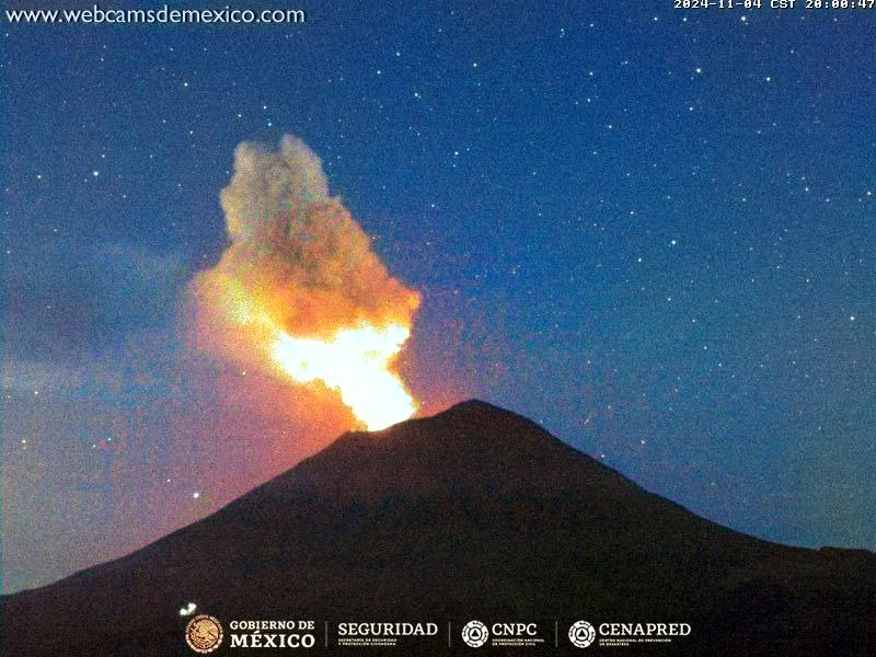 PreMxOficial's tweet image. #AVISO ⚠️ | Se registró #Exhalación MODERADA 🟡 del volcán #Popocatépetl a las 19:57 h. 🌋💨

⚠️ Caída de ceniza (NORESTE): #Puebla, #Tlaxcala y #Veracruz.

🚦 AMARILLO FASE 2. 🟡