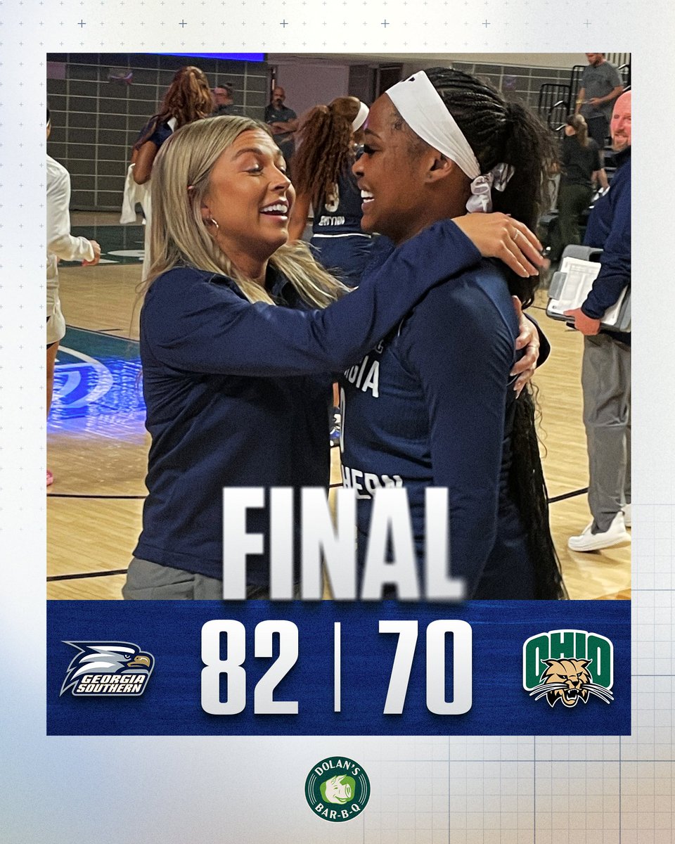 GSAthletics_WBB's tweet photo. All smiles for win number 1⃣!

#HailSouthern https://t.co/aAUCj5LE9k