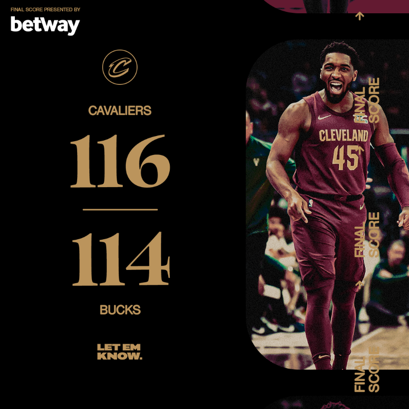 cavs's tweet photo. 8-0. 

HIGHLIGHTS &amp; STATS 📊: https://t.co/9yHc8k5wMh  

@betwayusa | #LetEmKnow