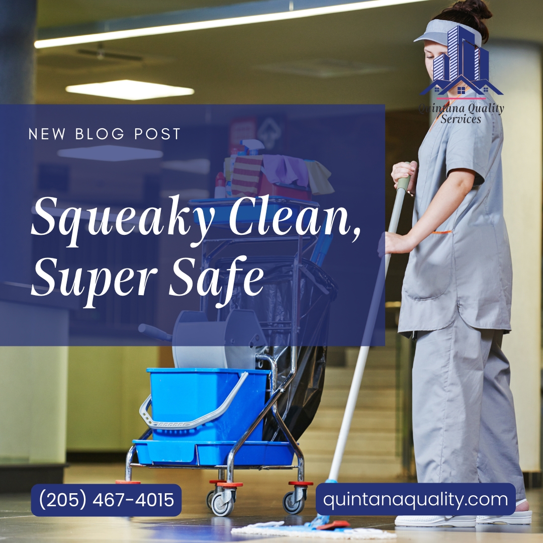 QuintanaQuality's tweet image. ✨Squeaky Clean, Super Safe!✨
Your healthcare facility deserves spotless care! We ensure every corner shines for a safer, healthier space.
Get your free consultation today at (205) 467-4015!
#HospitalClean #SafetyFirst #SterileSolutions #ShineBright #ColumbianaClean