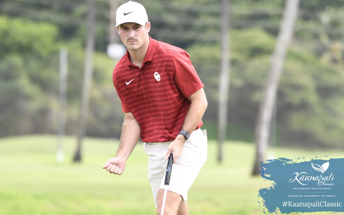 kaanapaliresort's tweet image. The Oklahoma Sooners Oklahoma Men's Golf are our 3rd time Ka'anapali Classic champions, finishing with a team score of -42! In the individual competition, Jaxon Dowell took the top spot with a score of -17, followed closely by Clark Van Gaalen in second with -16. 

#BoomerSooner