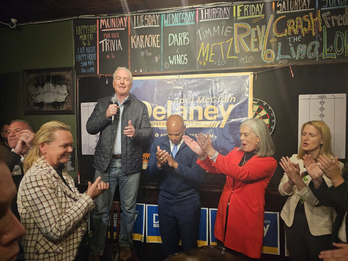 Jan Gardner (@jangardnerexec) on Twitter photo Super fired up event with a packed house to rally to get out the vote for <a href="/April4Congress/">April McClain Delaney</a> with <a href="/GovWesMoore/">Governor Wes Moore</a> , <a href="/ChrisVanHollen/">Senator Chris Van Hollen</a> and <a href="/WhipKClark/">Katherine Clark</a> . Tomorrow's the day! Let's get out and vote for a bright future! Super fired up event with a packed house to rally to get out the vote for <a href="/April4Congress/">April McClain Delaney</a> with <a href="/GovWesMoore/">Governor Wes Moore</a> , <a href="/ChrisVanHollen/">Senator Chris Van Hollen</a> and <a href="/WhipKClark/">Katherine Clark</a> . Tomorrow's the day! Let's get out and vote for a bright future!