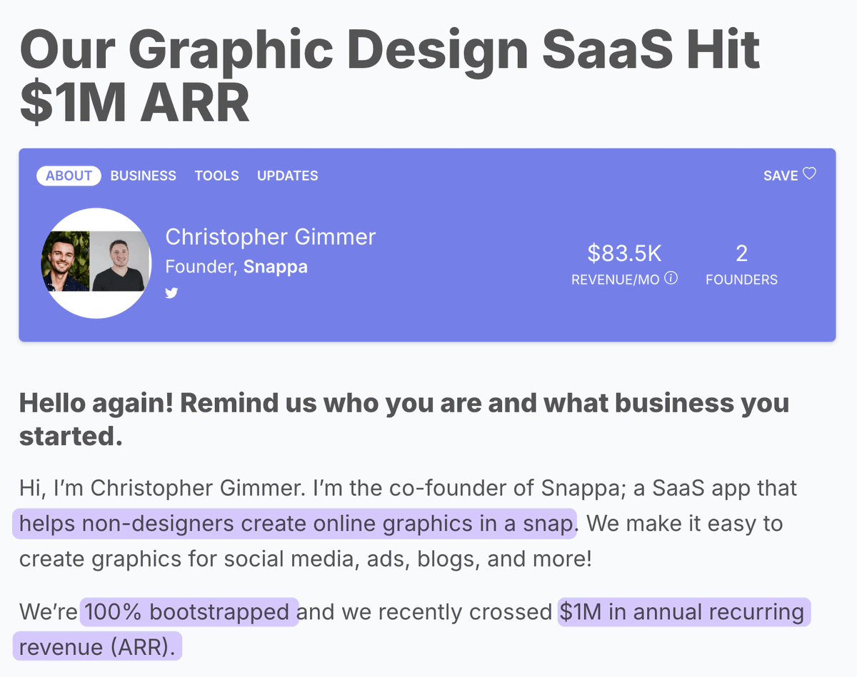 thepatwalls's tweet image. For every $1B saas there are 100s of $1M alternatives.