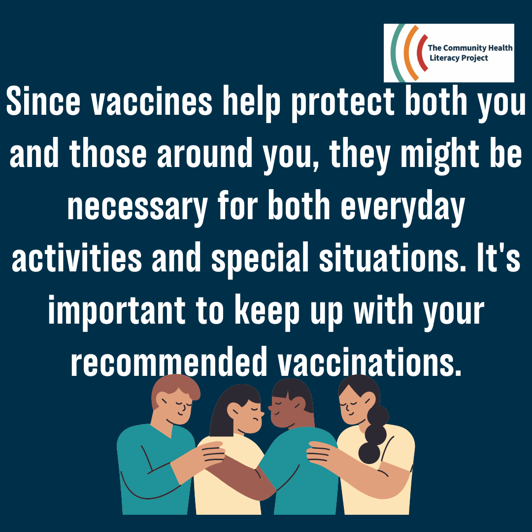 the_chlp's tweet photo. Check out our new two part factsheet on how common vaccines can help keep you healthy and protected from infections like the flu and COVID-19!
https://t.co/EskMNyP7rS https://t.co/varX4zIgJZ