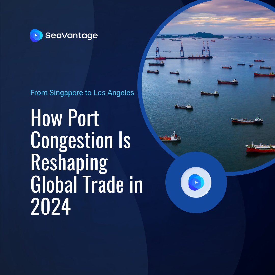 SeaVantage's tweet photo. 🌏 Port congestion is no longer just a local issue; it's a global challenge that disrupts supply chains, increases costs, and delays deliveries. 

Follow the link below to read more about this topic
https://t.co/TB6o6mzxSA https://t.co/RmAqzGWKUu