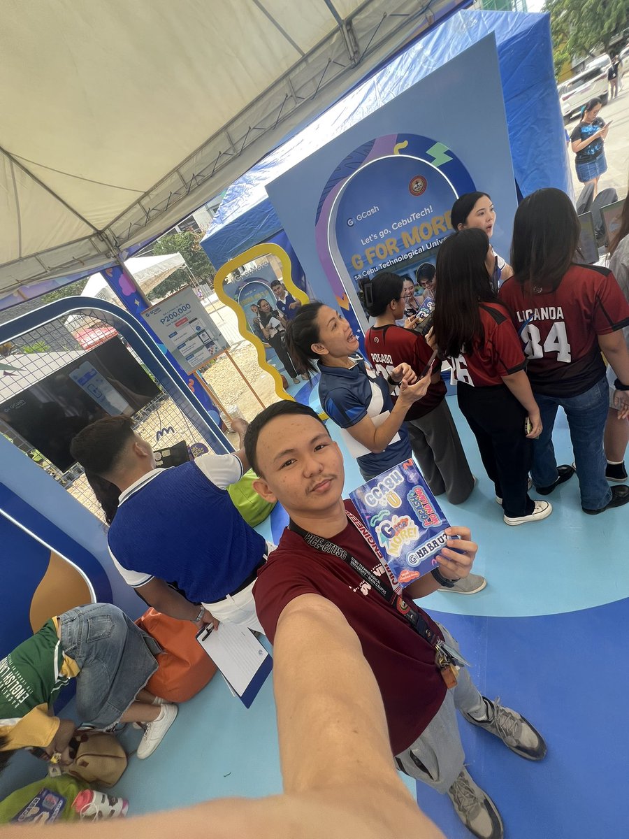 Here at the <a href="/gcashofficial/">GCash</a> Booth at Cebu Technological University- Main Campus.

#GForMore
#GcashOfficial