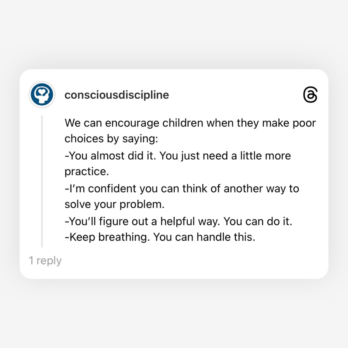 Conscious Discipline tweet media