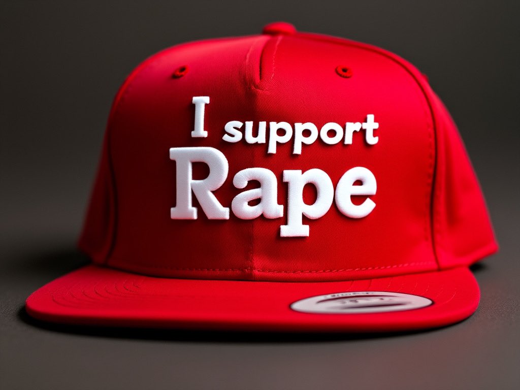 Reds56Art's tweet photo. @FoxNews Her new hat https://t.co/i7Cb3uD1b5